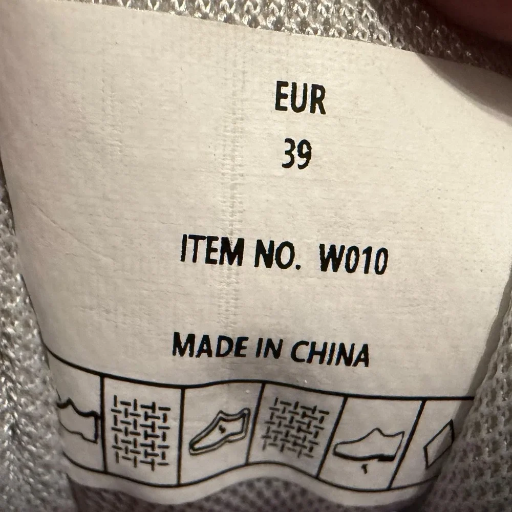 NIB Kyedoo Women Platform Walking Shoes White Mesh Sneaker Lace Up Sz 8